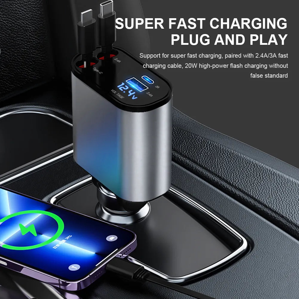 Luxinsly™ Retractable Car Charger - Don't Know What To Gift