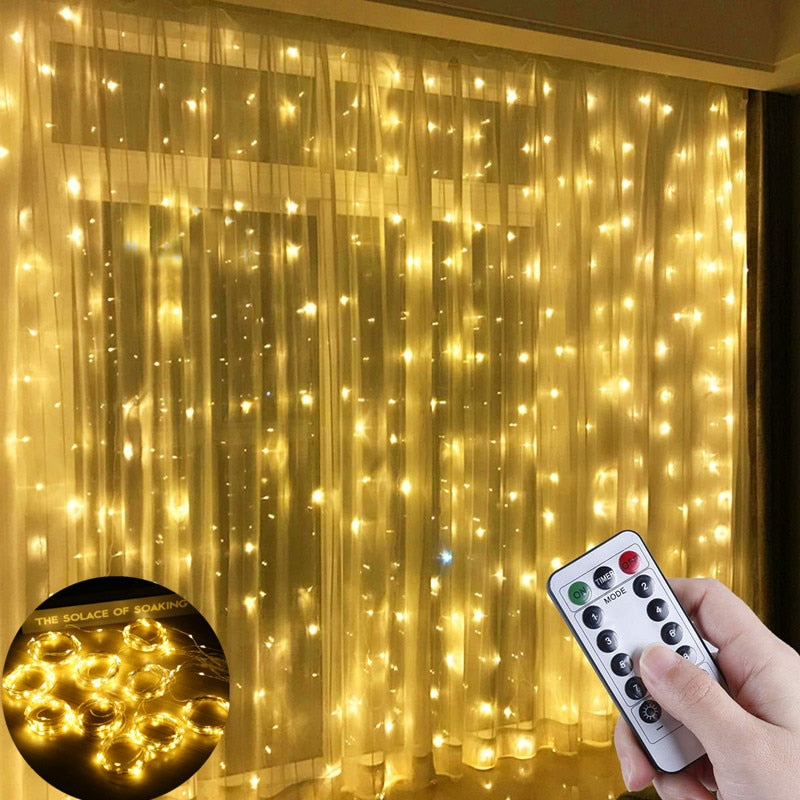 LED Curtain Garland Lights - Don't Know What To Gift