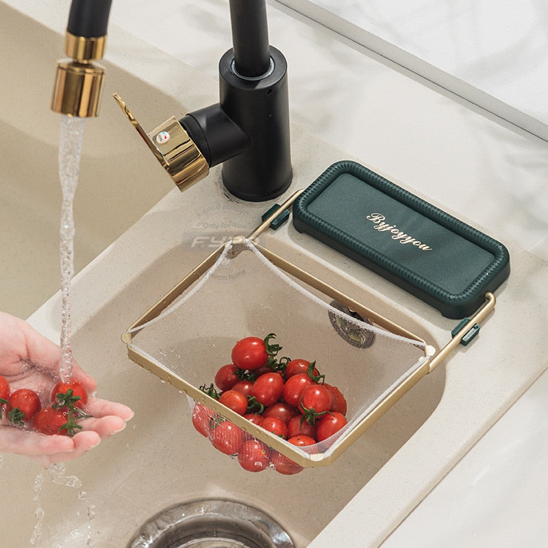 Foldable Kitchen Sink Filter Rack - Don't Know What To Gift