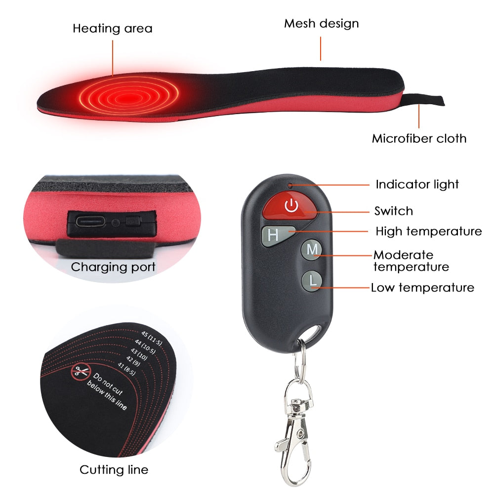 Electric Heating Insole Foot Warmer - Don't Know What To Gift