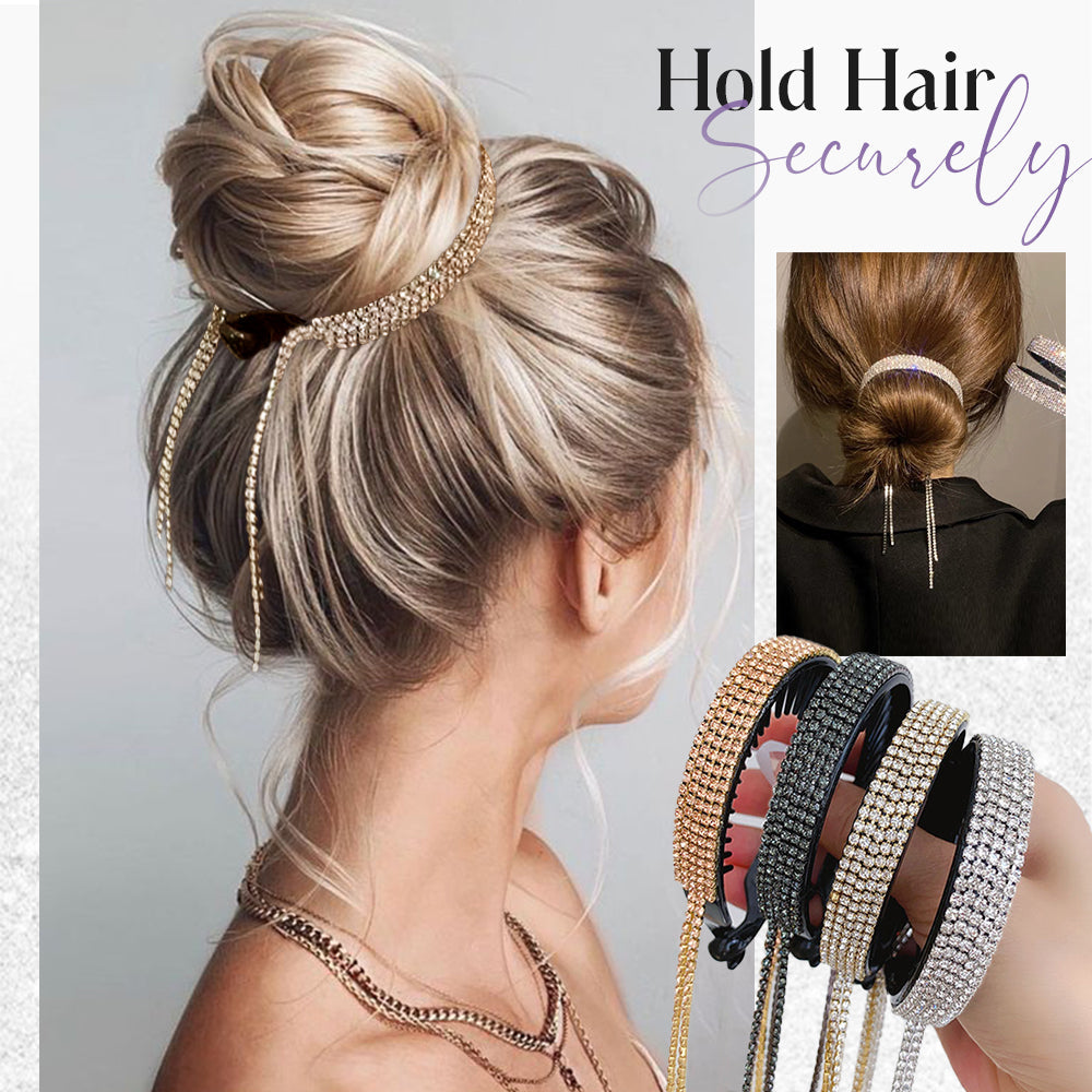 DiamondGlow Rhinestone Bun Maker - Don't Know What To Gift