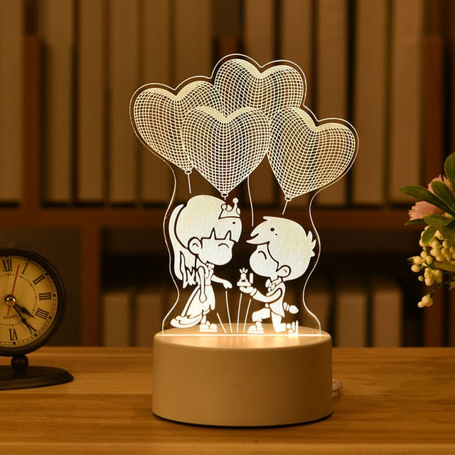 3D Led Night Light Model Toys - Don't Know What To Gift