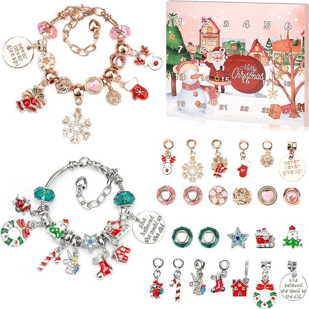 Christmas Countdown Calendar Bracelets - Don't Know What To Gift