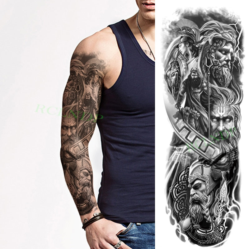 Full Arm Men's Tattoo - Don't Know What To Gift