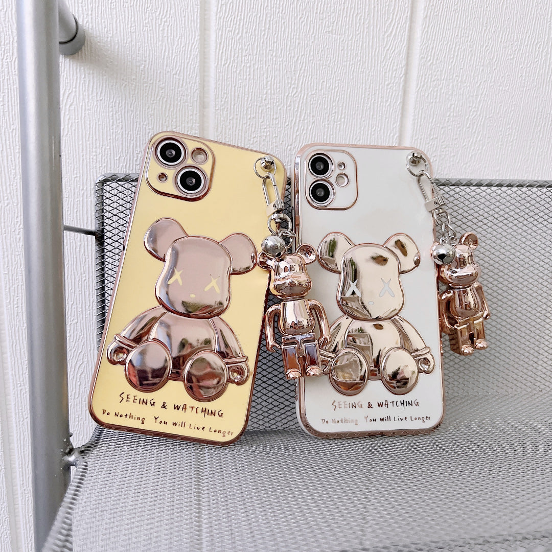 3D Bear Chain Phone Case for iPhones - Don't Know What To Gift