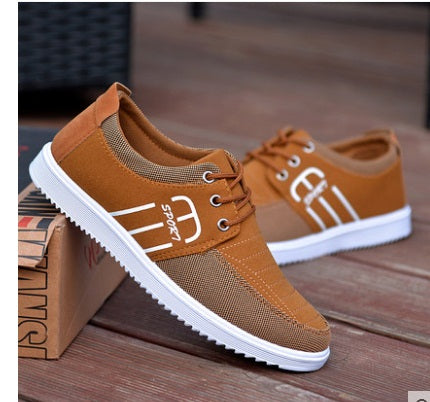 Men Canvas Shoes Trend Lace - Don't Know What To Gift