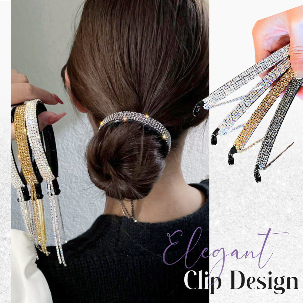 DiamondGlow Rhinestone Bun Maker - Don't Know What To Gift