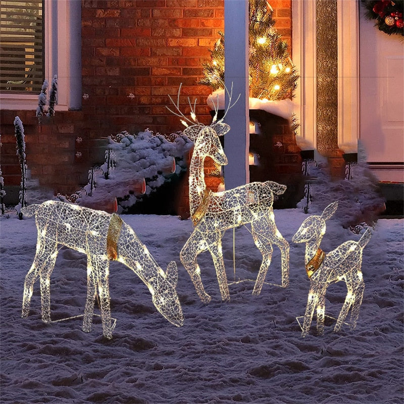 Christmas Iron Deer LED Light - Don't Know What To Gift