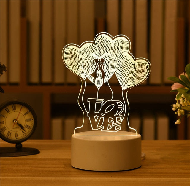 3D Led Night Light Model Toys - Don't Know What To Gift