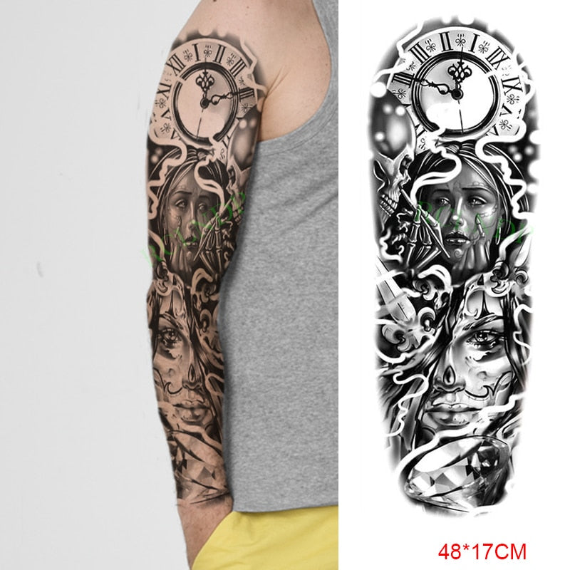 Full Arm Men's Tattoo - Don't Know What To Gift