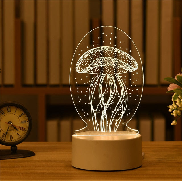 3D Led Night Light Model Toys - Don't Know What To Gift