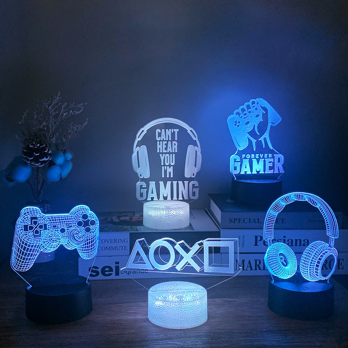 3D LED Gaming Setup RGB Lamp - Don't Know What To Gift