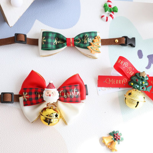 Christmas Collar Pet Bow Tie - Don't Know What To Gift