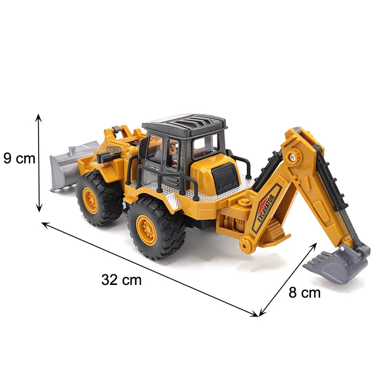 Engineering Diecast Inertial Driving Toys for Boys Alloy Tractor Excavator Bulldozer Kids Truck Children Vehicle Model Gift - Don't Know What To Gift