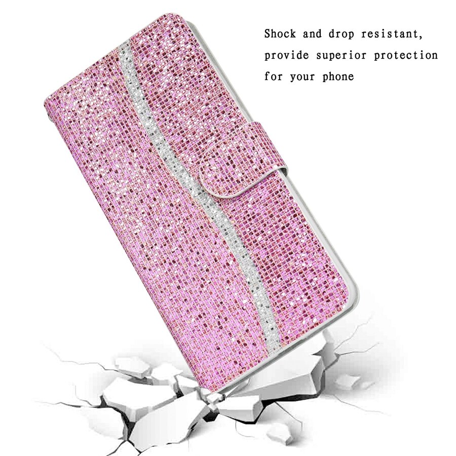 Glitter Anti-fall Wallet Case For iPhones - Don't Know What To Gift