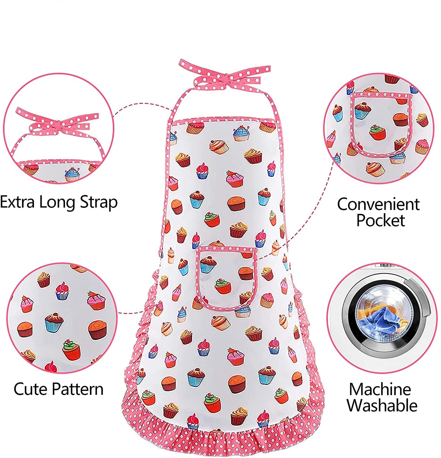 4/11Pcs Kids Cooking Apron Gloves Hat Set Pink Easter Halloween Child Chef Kitchen Baking Tool Play House Toys - Don't Know What To Gift