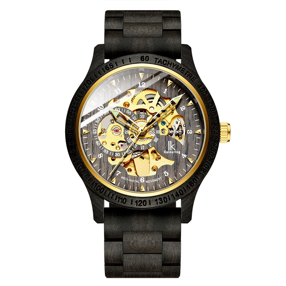 Classic Wooden Men's Mechanical Watch - Don't Know What To Gift