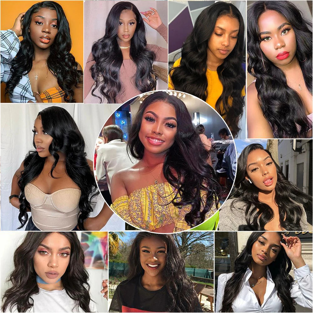 HD Transparent 360 Lace Frontal Wig 13x6 Body Wave Lace Front Human Hair Wigs For Women 32 34 Inch Brazilian 4x4 Closure Wig - Don't Know What To Gift