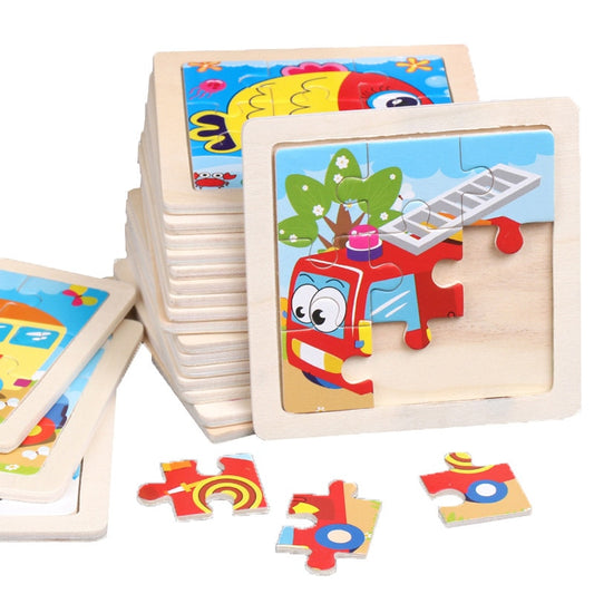 Kids Toys Wooden 3D Puzzle - Don't Know What To Gift