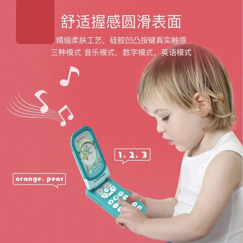 Children's Telephone Toys, Mobile Phones, Simulations, Flip Covers, Music, Early Childhood Education for Boys and Girls - Don't Know What To Gift