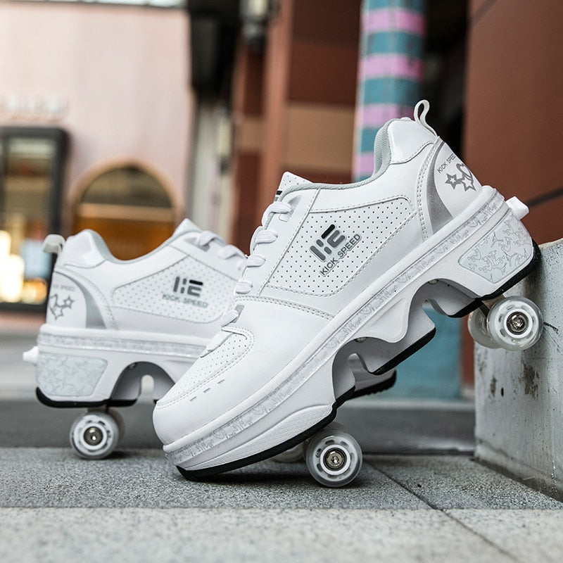 Dual-purpose Roller Skating Deformation Shoes - Don't Know What To Gift