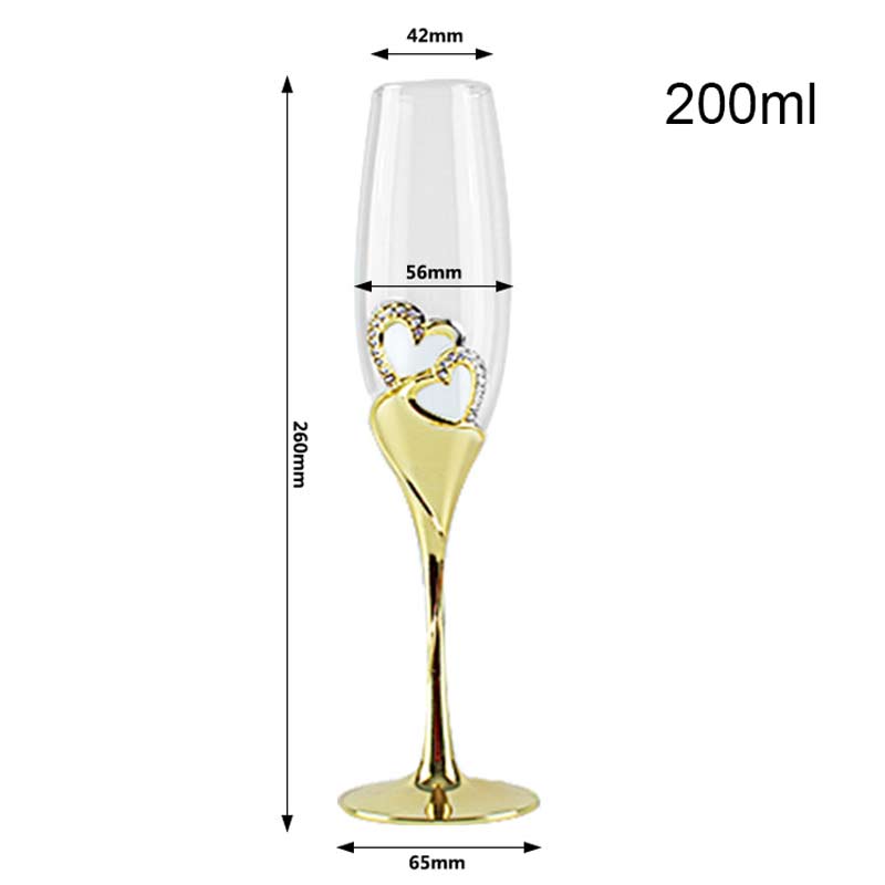 Crystal Wedding Champagne Glasses - Don't Know What To Gift