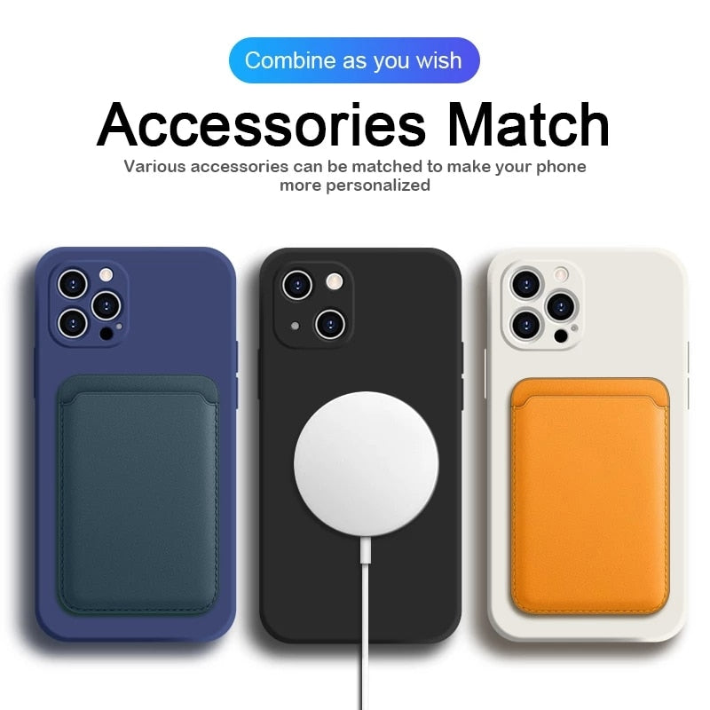 Magnetic Liquid Silicone Case For iPhones - Don't Know What To Gift