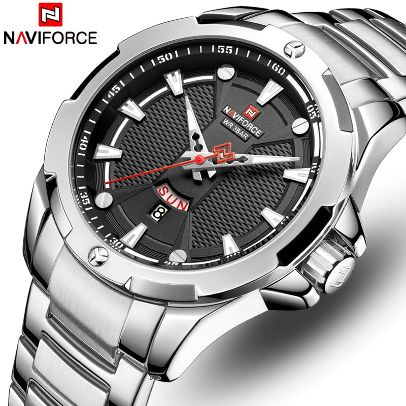 NAVIFORCE Stainless Steel Analog Men's Watch