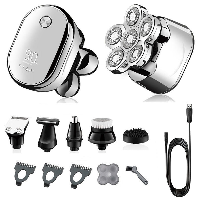 Men's Digital Display Rechargeable Shaver - Don't Know What To Gift