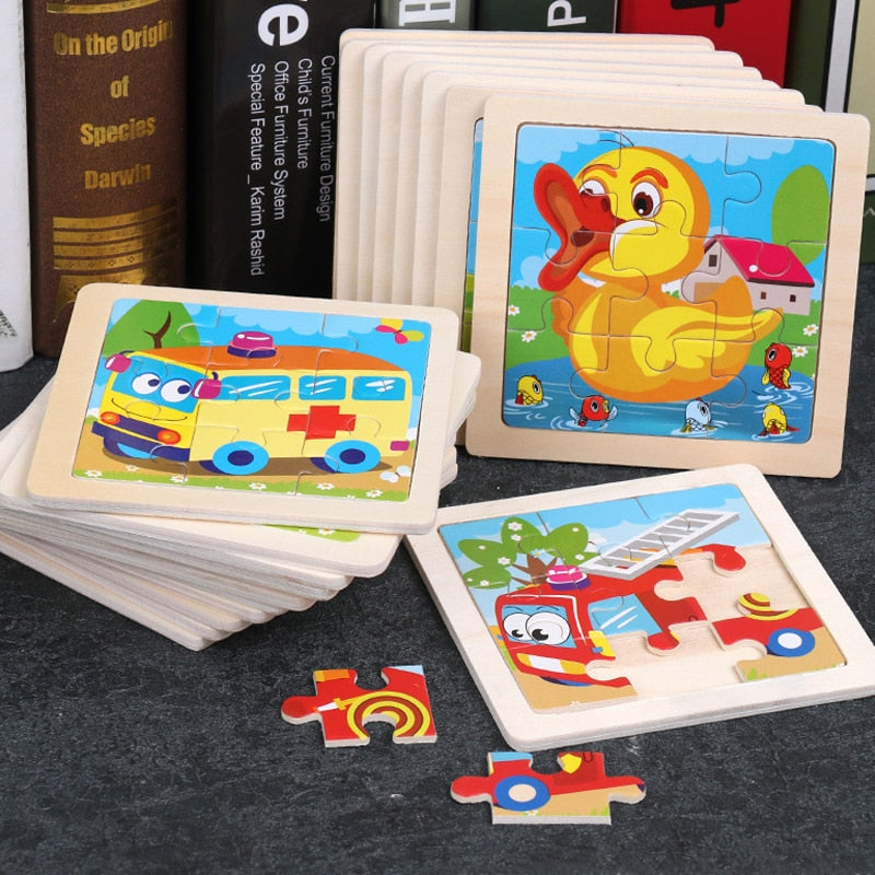 Kids Toys Wooden 3D Puzzle - Don't Know What To Gift