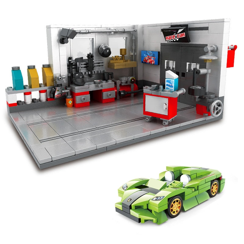 Building Block Garage Car Toys - Don't Know What To Gift