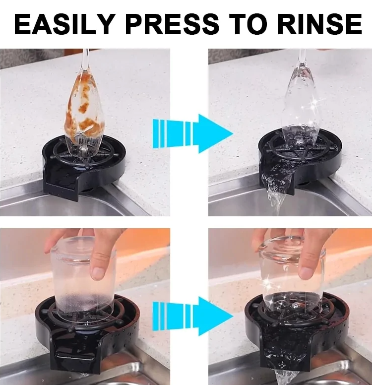 Glass Rinser for Kitchen Sink Automatic Cup Washer - Don't Know What To Gift