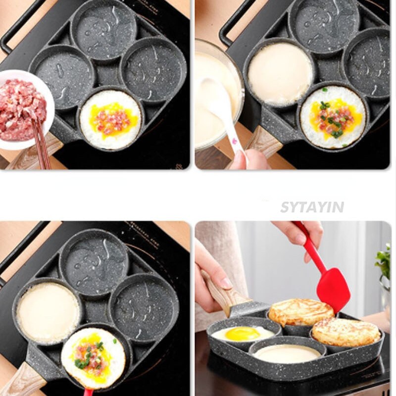 Four-hole Omelet Pan - Don't Know What To Gift