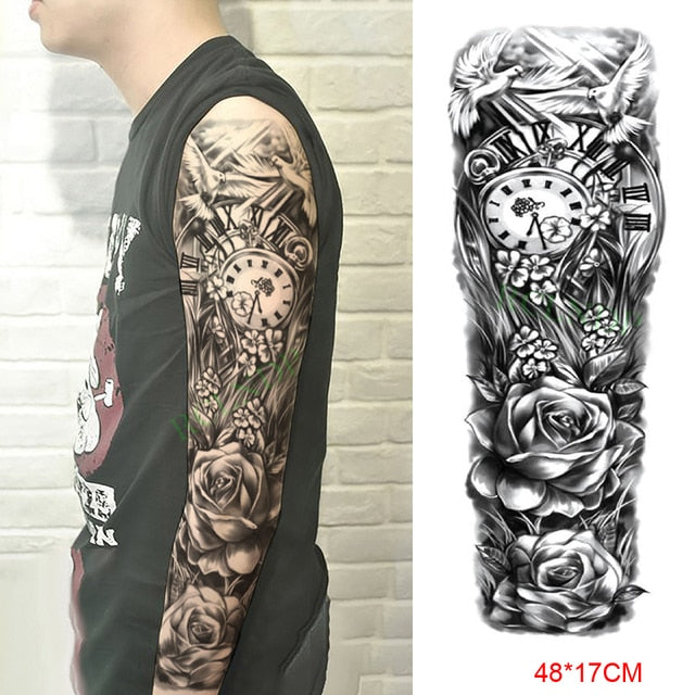 Full Arm Men's Tattoo - Don't Know What To Gift