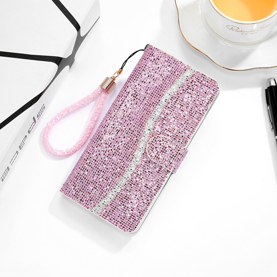 Glitter Anti-fall Wallet Case For iPhones - Don't Know What To Gift