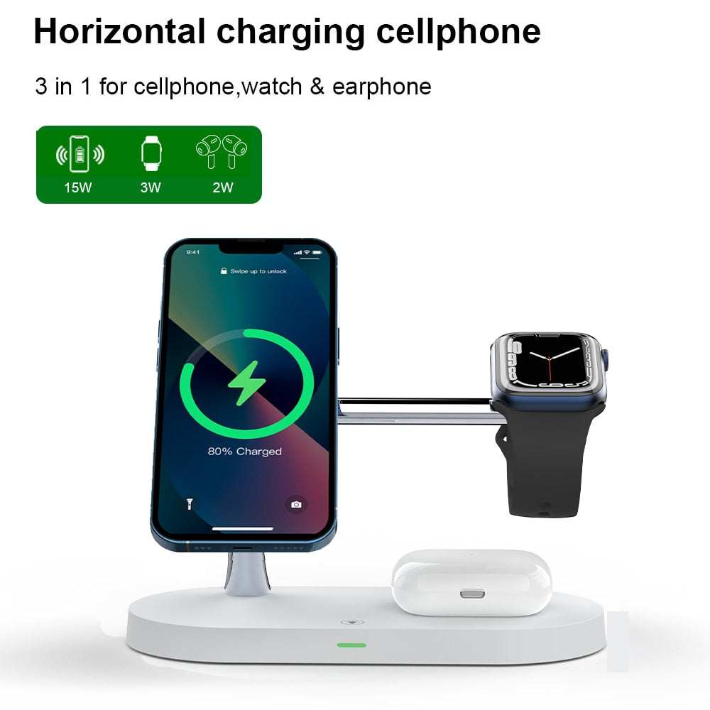 3-in-1 Wireless Magsafe Charger Stand - Don't Know What To Gift