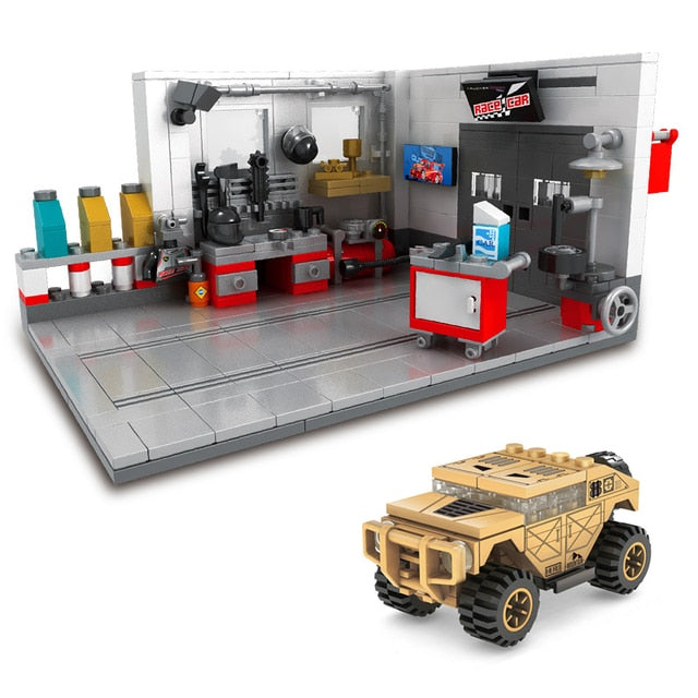 Building Block Garage Car Toys - Don't Know What To Gift