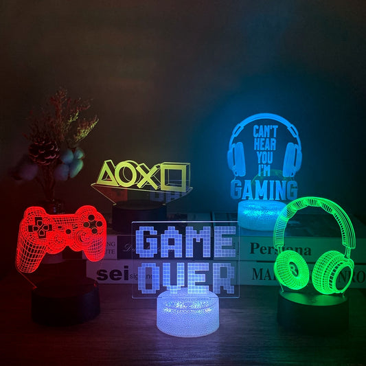 3D LED Gaming Setup RGB Lamp - Don't Know What To Gift