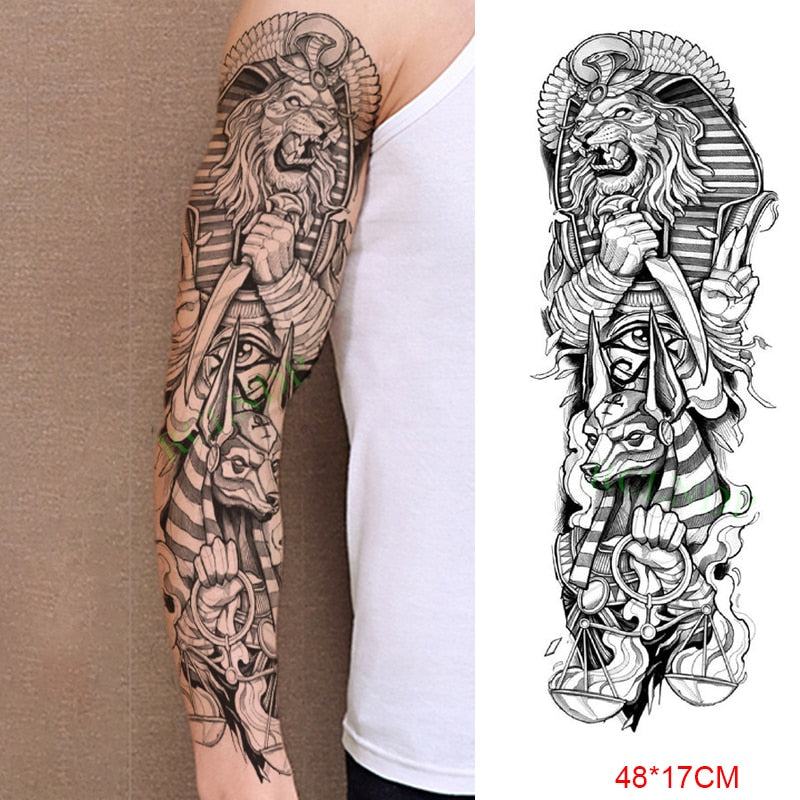 Full Arm Men's Tattoo - Don't Know What To Gift