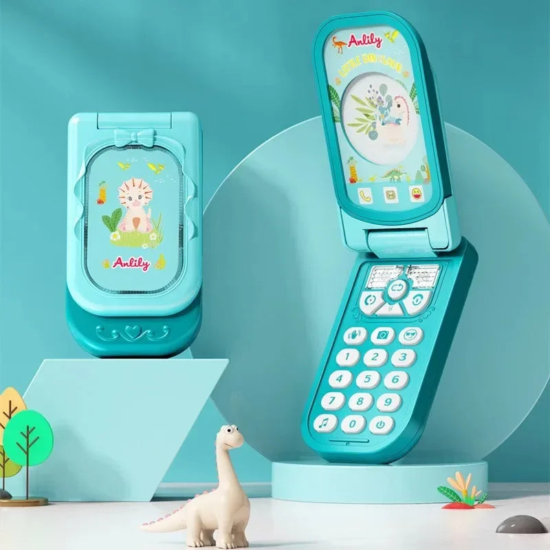 Children's Telephone Toys, Mobile Phones, Simulations, Flip Covers, Music, Early Childhood Education for Boys and Girls - Don't Know What To Gift