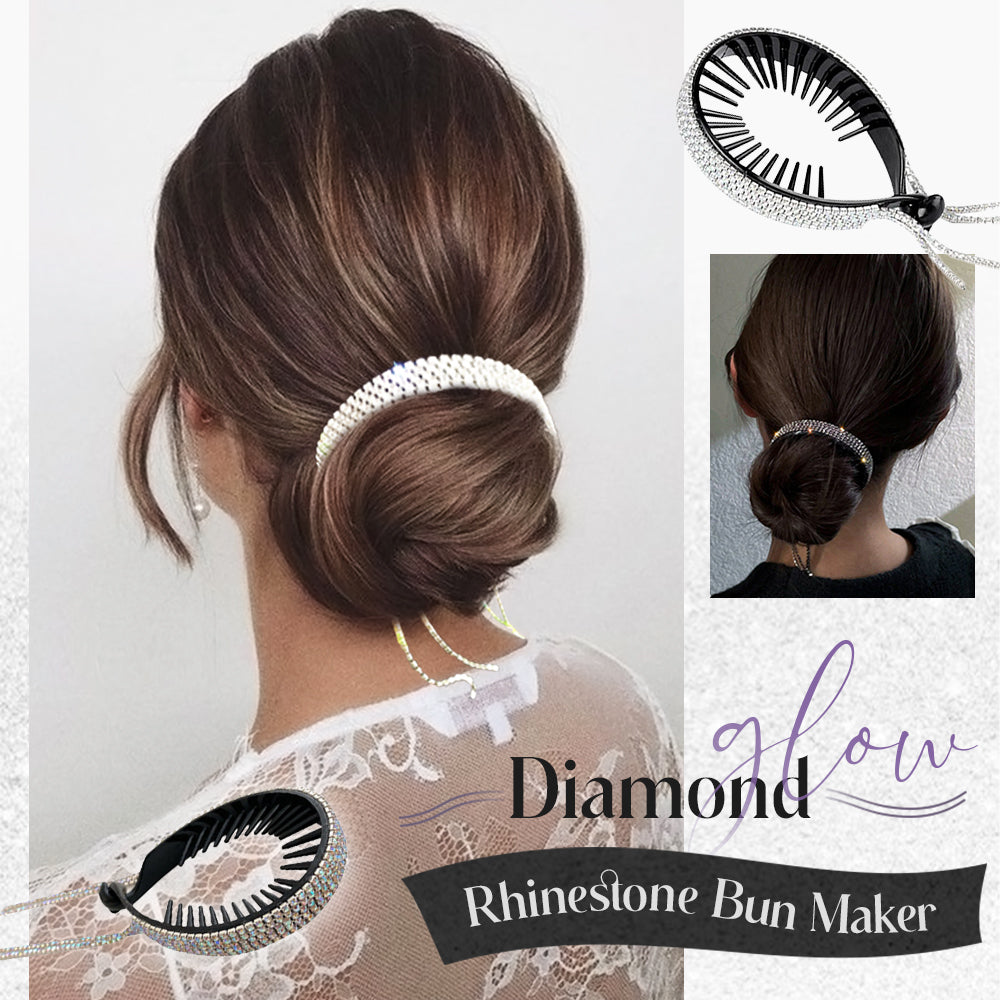 DiamondGlow Rhinestone Bun Maker - Don't Know What To Gift