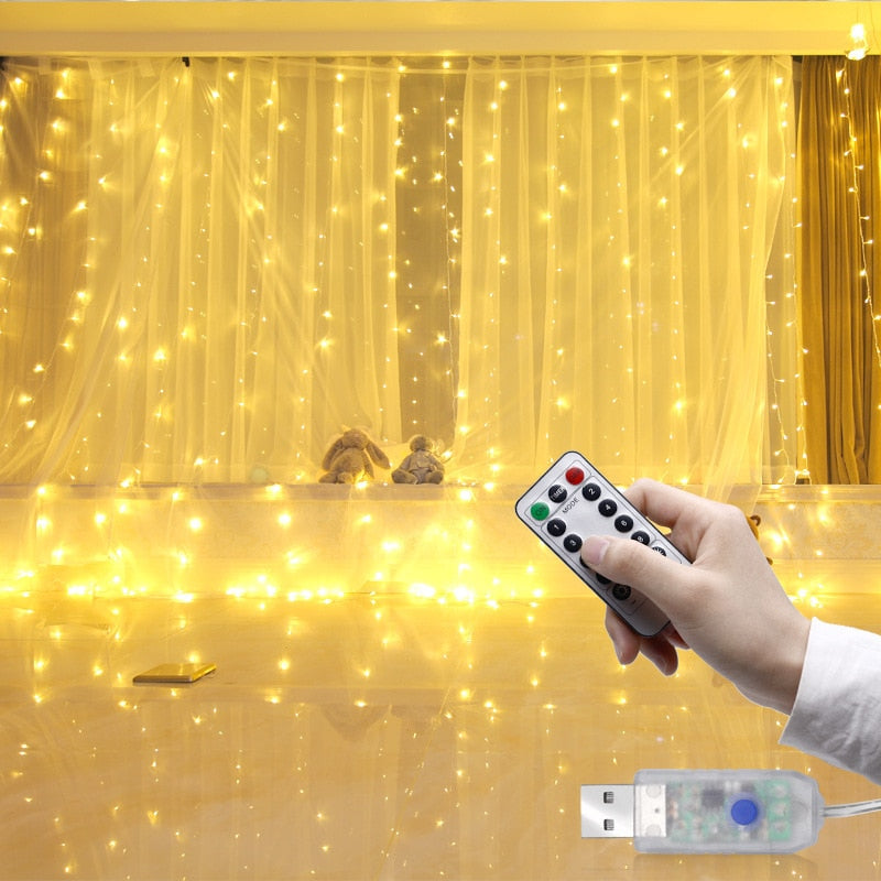 LED Curtain Garland Lights - Don't Know What To Gift