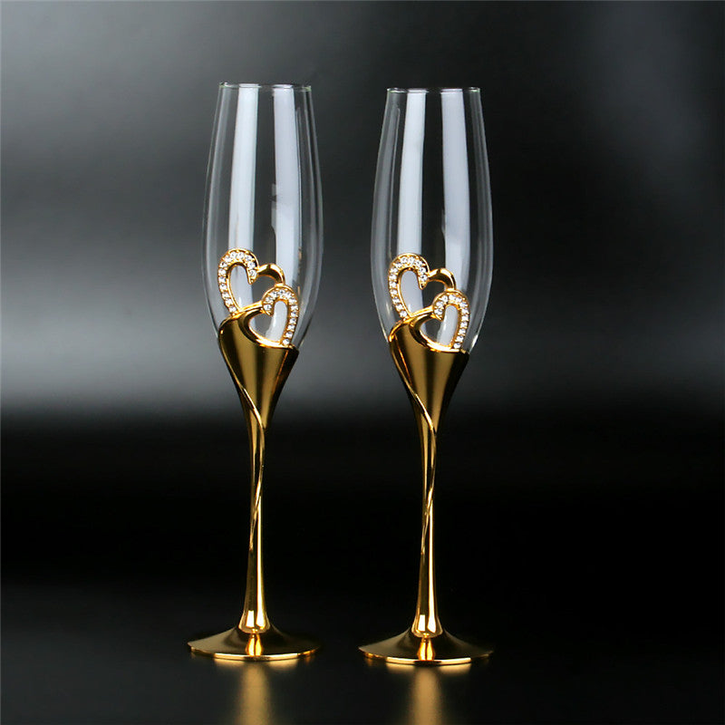 Crystal Wedding Champagne Glasses - Don't Know What To Gift