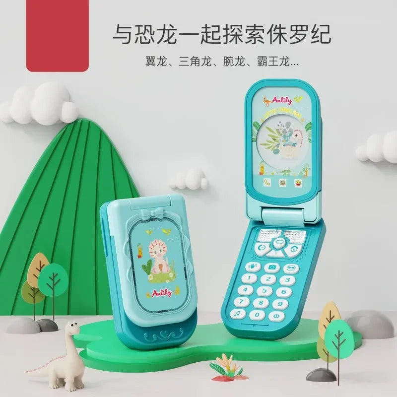 Children's Telephone Toys, Mobile Phones, Simulations, Flip Covers, Music, Early Childhood Education for Boys and Girls - Don't Know What To Gift