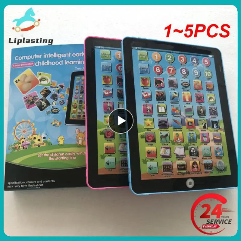 1~5PCS Children Simulation Tablet English Learning Laptop Computer Touch Screen Parent-child Game Educational Toys Kids Birthday - Don't Know What To Gift