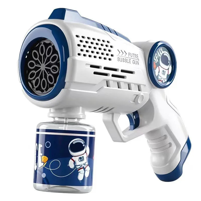 Astronaut Electric Automatic Light Bubble Machine Bubbles Gun Summer Beach Bath Outdoor Game Fantasy Toys for Children Kids Gift - Don't Know What To Gift