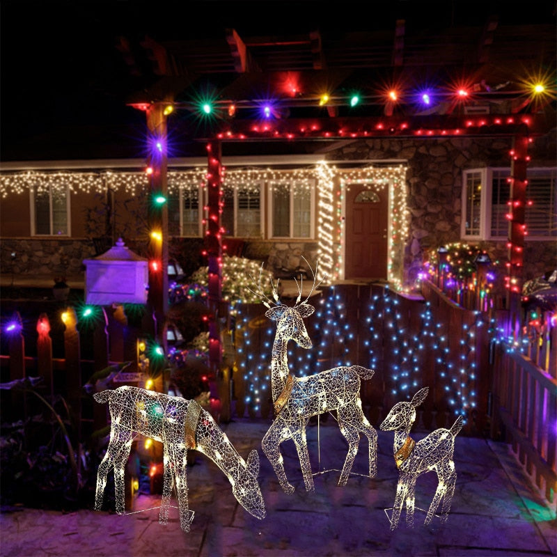 Christmas Iron Deer LED Light - Don't Know What To Gift