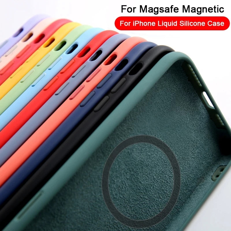 Magnetic Liquid Silicone Case For iPhones - Don't Know What To Gift