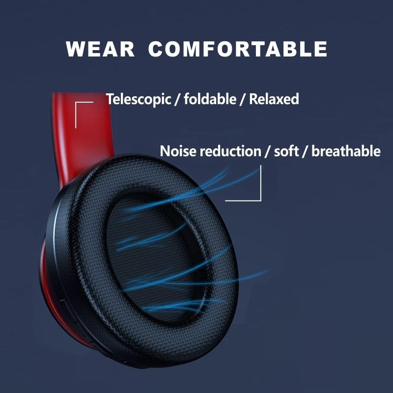 Bluetooth Foldable Over-Ear Gaming Headset - Don't Know What To Gift