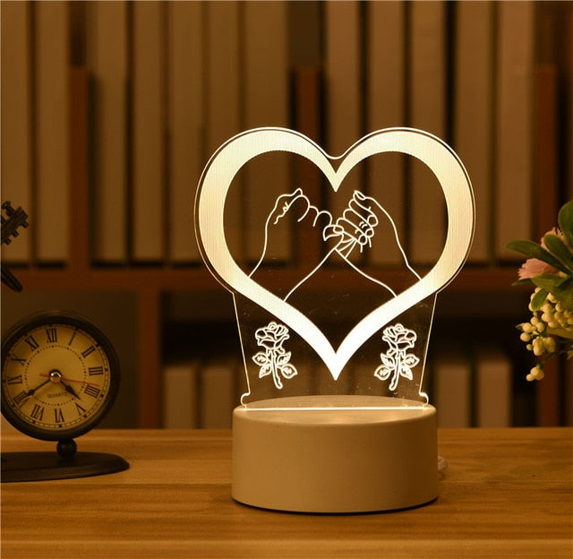 3D Led Night Light Model Toys - Don't Know What To Gift